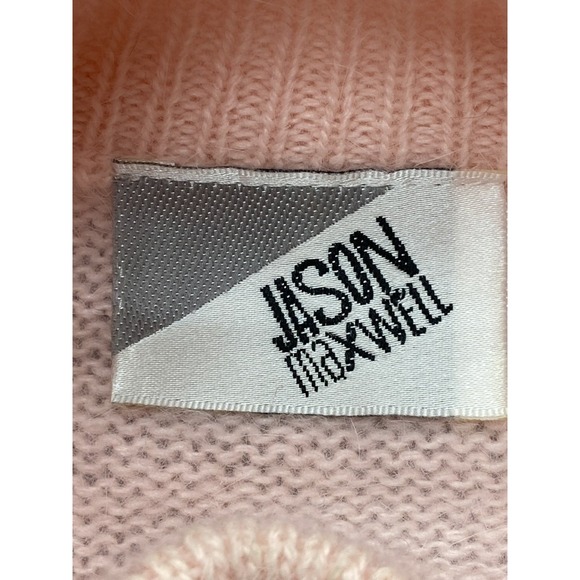 Jason Maxwell Sweater Womens Small Lambswool Angora Rabbit Hair Knit Pullover - Picture 2 of 13